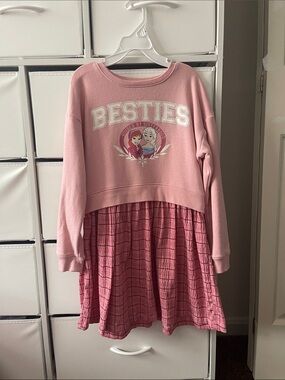 Disney Pink Frozen Sisters Pullover Top
